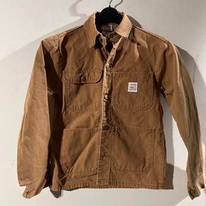 POINTER BRAND LC King Brown Duck Chore Jacket Coat Xtra Small USA Made